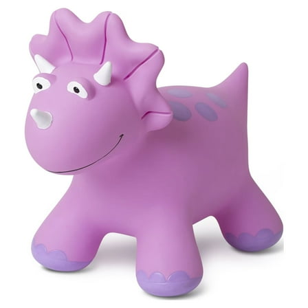 Bounce Buddies Dino, Ride-on Inflatable Bouncer, Triceratops, Indoor & Outdoor Play, Children Ages 2-4