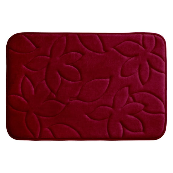 Bounce Comfort Blowing Leaves Premium Memory Foam Bath Mat