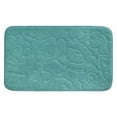 thumbnail image 1 of Bounce Comfort Stencil Floral Premium Extra Thick Memory Foam Bath Mat, 1 of 10