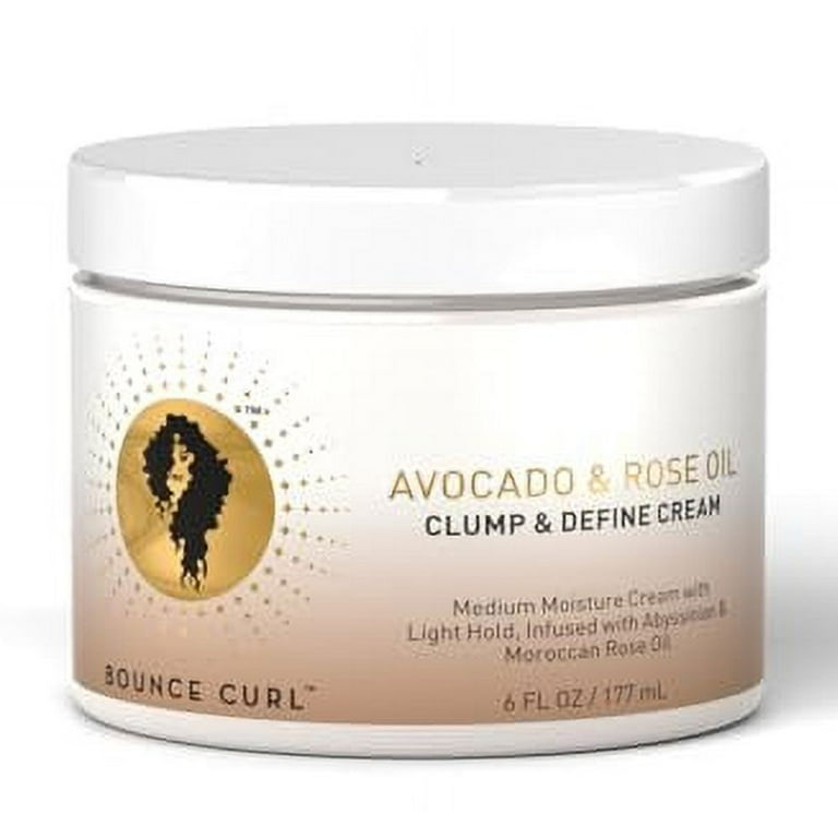 Bounce Curl Avocado and Rose Oil Cream, Clump and Define, for