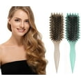 Bounce Curl Brush,2024 New Bounce Curl Defining Brush,Boar Bristle Hair