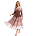 thumbnail image 1 of Bounce Dresses for Women Church, 2026 New Elegance in Pearls Mididress, Fashion Church Outfit, One Size Stretchy Loose, 1 of 8