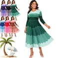 thumbnail image 1 of Bounce Dresses for Women Church, 2026 New Elegance in Pearls Mididress, One Size Stretchy Loose, 1 of 7