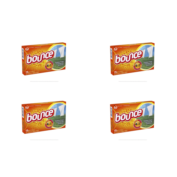 Bounce Dryer Sheet 15 ct  4 Pack (415 Sheets)