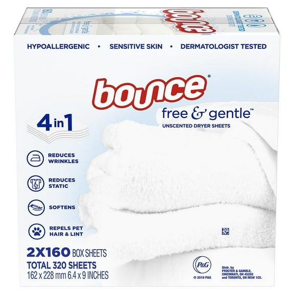 Bounce Dryer Sheets (320 Ct.) Scs