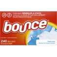 thumbnail image 1 of Bounce Dryer Sheets Laundry Fabric Softener, Fresh Linen Scent, 240 Count, 1 of 5