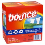 Bounce Dryer Sheets, Outdoor Fresh, 160-count, 2-pack
