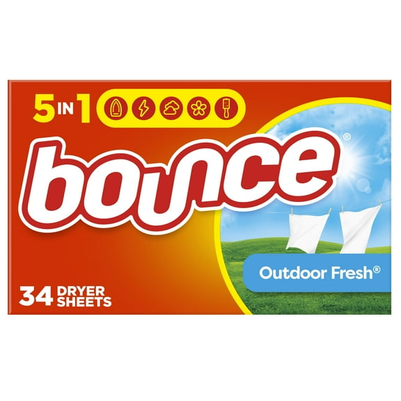 Bounce Outdoor Fresh Fabric Softener Dry Sheets, 34 Ea..