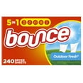 thumbnail image 1 of Bounce Dryer Sheets, Outdoor Fresh Scent, 240 count, 1 of 14
