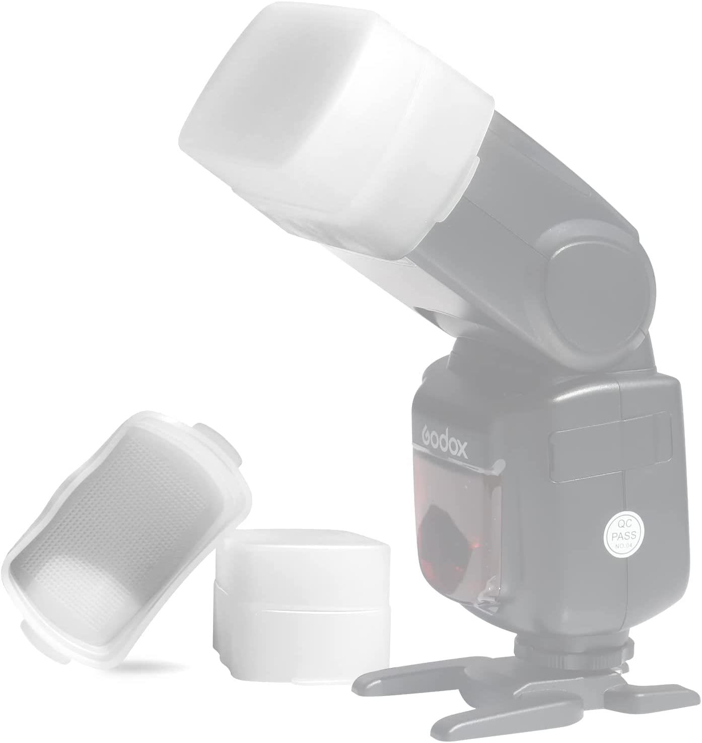 Bounce Flash Diffuser Suit for HotShoe Mount OnCamera Flash V860