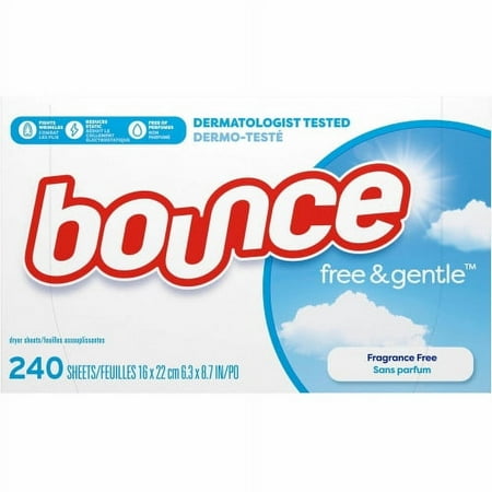 Bounce Free & Gentle Dryer Sheets, Each