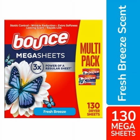 Bounce Fresh Breeze Dryer Sheets 130 ct