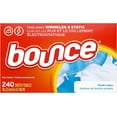 thumbnail image 1 of Bounce Fresh Linen Scented Fabric Softener Dryer Sheets, 240 Count, 1 of 7