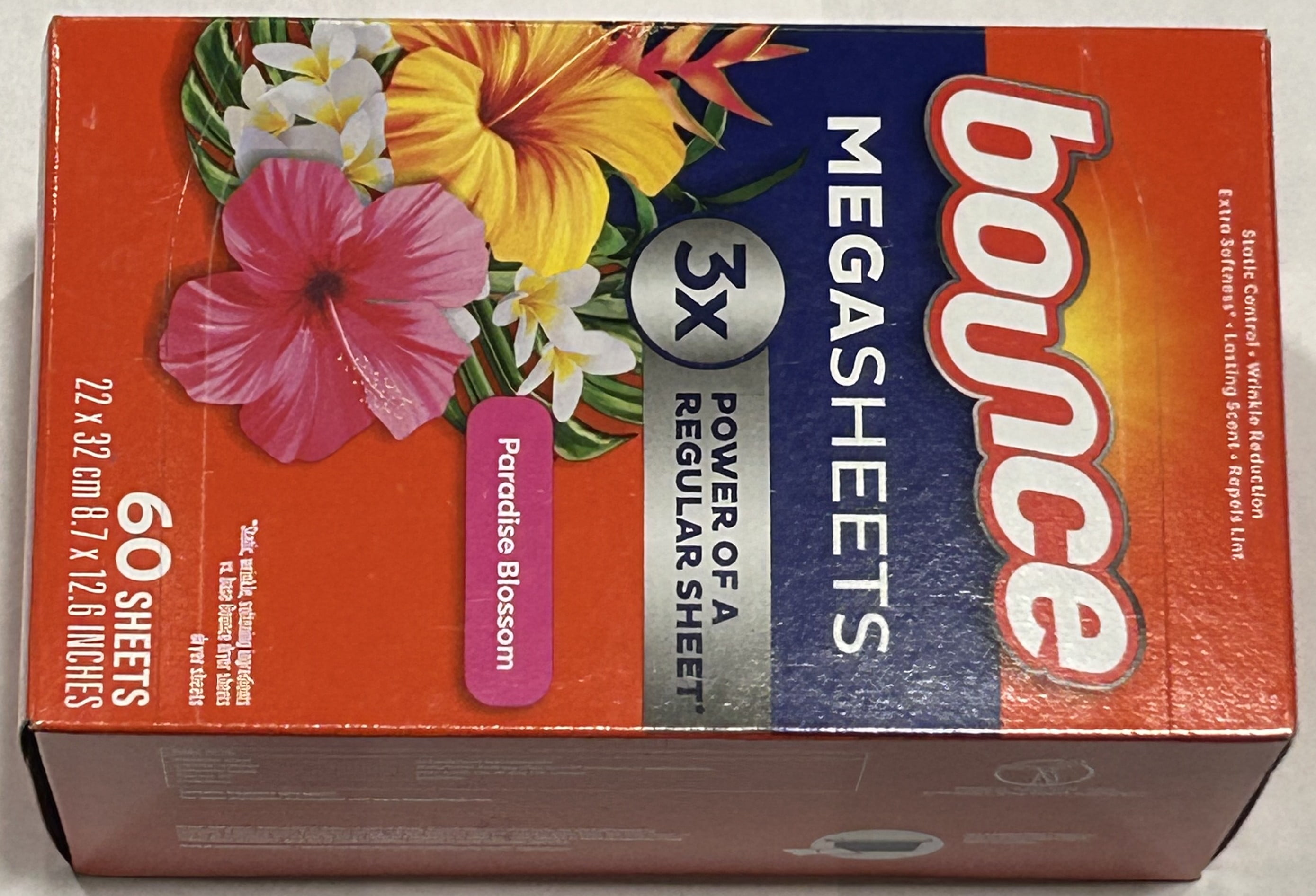 Bounce Mega Dryer Sheets Lasting Fresh Outdoor Fresh & Clean Scent (Pack of 2)
