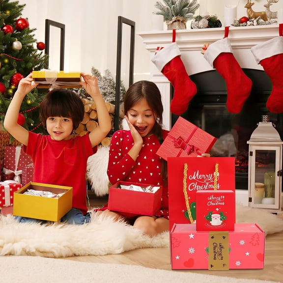 Bounce-Out Surprise Gift Box Set, 3-Piece Pop-Up Red Explosion Box for Rings, Cash & Small Gifts, Romantic Proposal/Birthday/Christmas,E