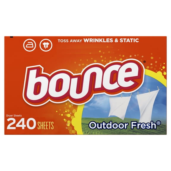 Bounce Outdoor Fresh, 240 Count Fabric Softener Dryer Sheets, 3 count