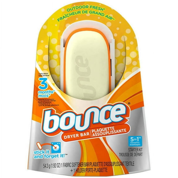 Bounce Dryer Bar Kit Outdoor Fresh 3 Months