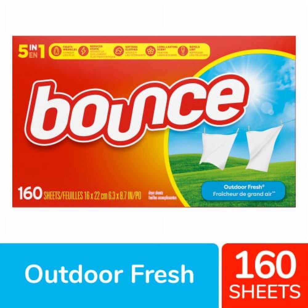 Bounce Outdoor Fresh Dryer Sheets 160 ct