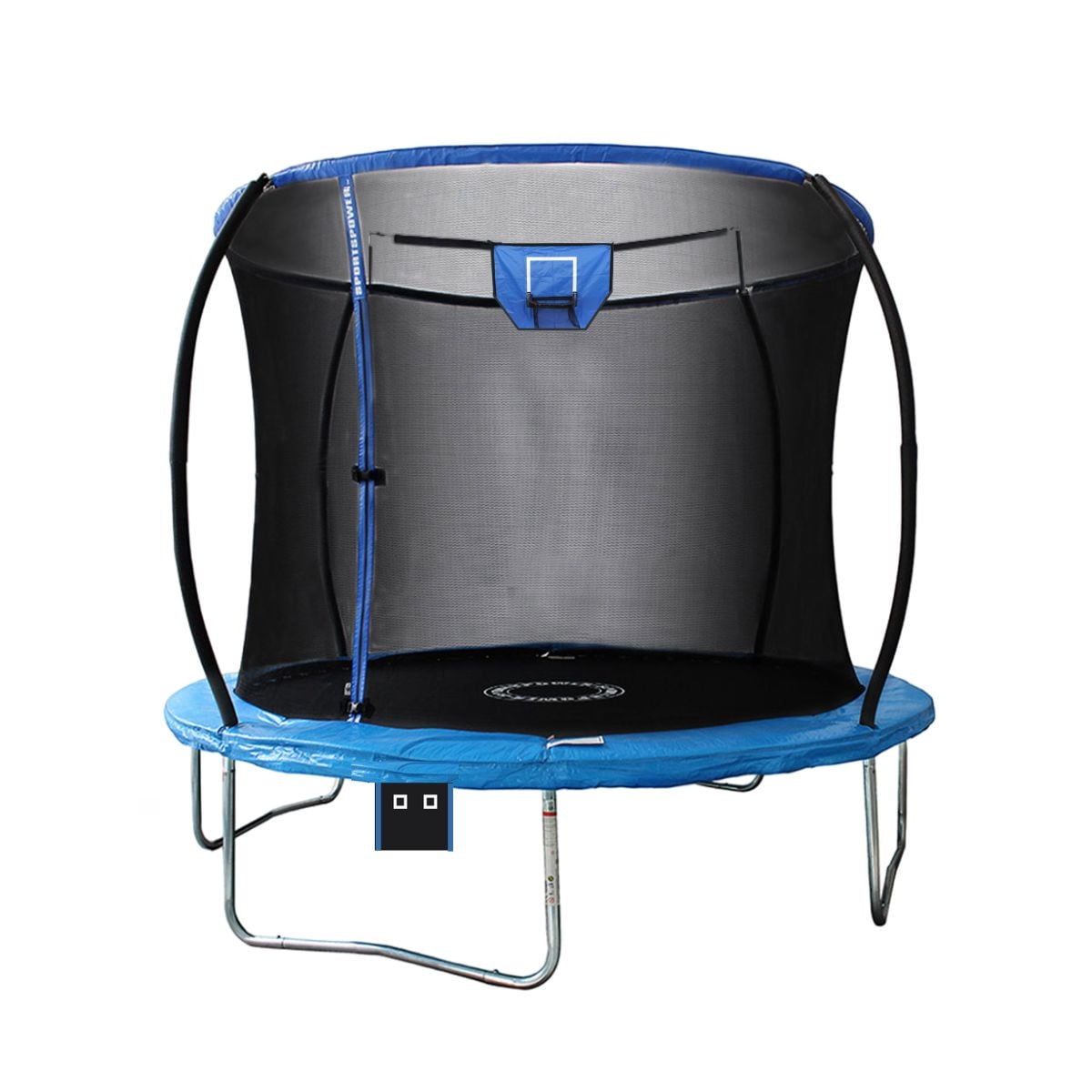 Bounce Pro 10ft Trampoline & Enclosure with Basketball & Flash Lite