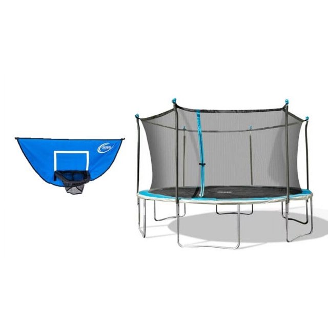 "Bounce Pro 14' Trampoline with Flashlight Zone with Skywalker