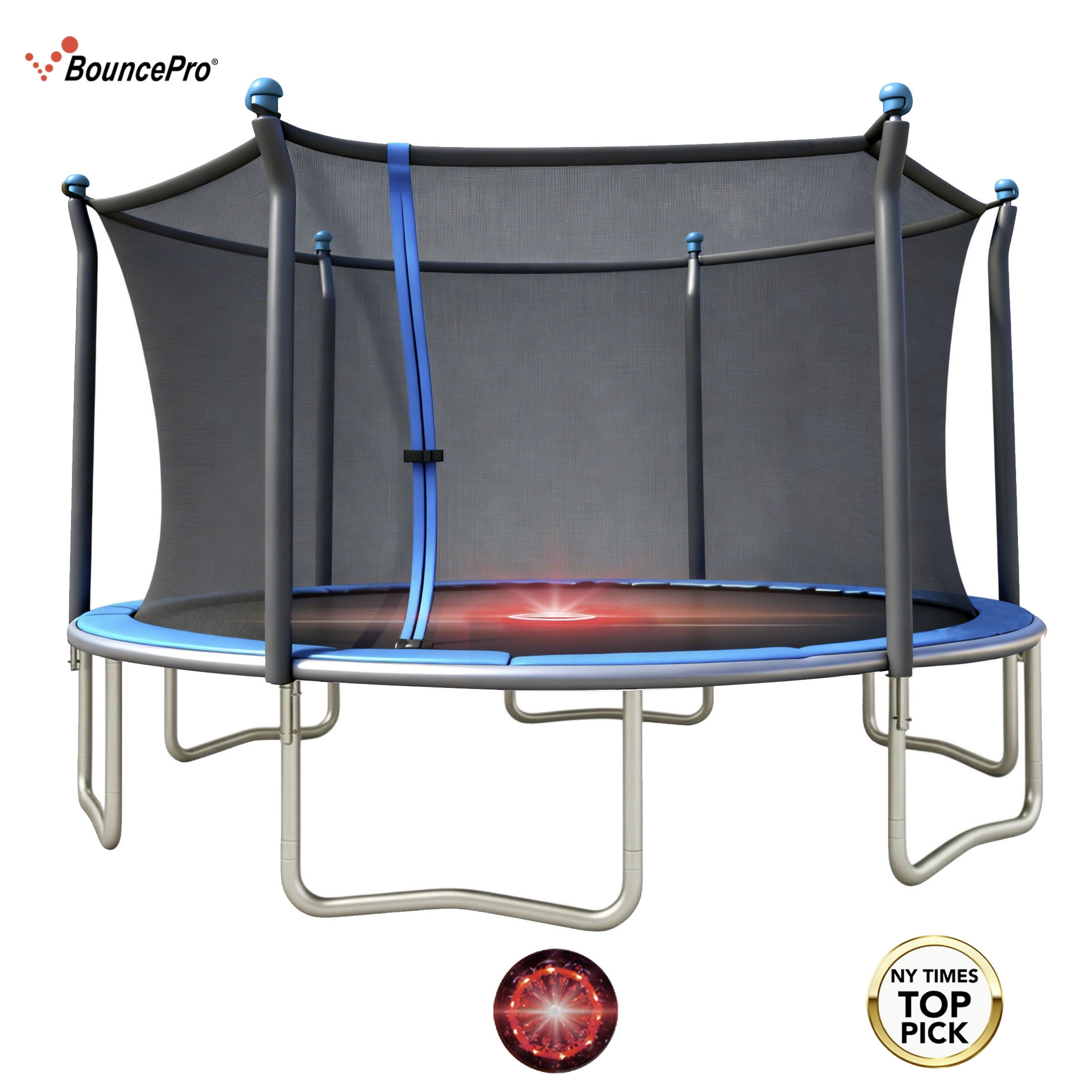 Tumugi TruJump 12' Heavy Duty Trampoline with Safety Enclosure & UV