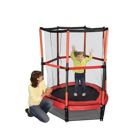 Bounce Pro My First Trampoline Combo, Red, 55"