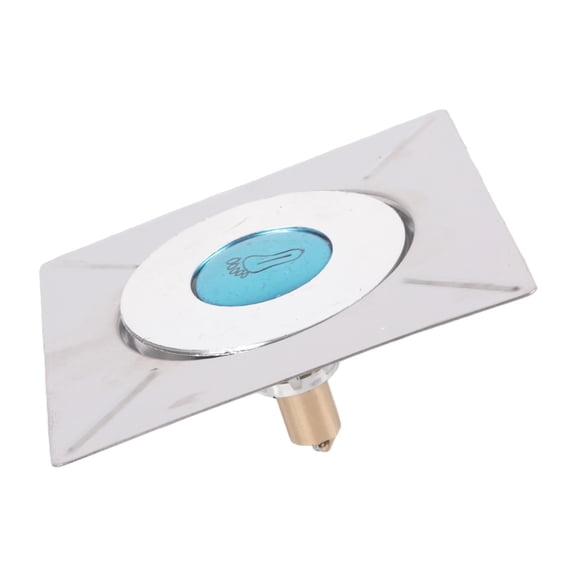 Bounce Type Foot Floor Drain Square Shower Drain Bathroom Shower Toilet Drain Strainer Shower Room Push Down Drain Plug