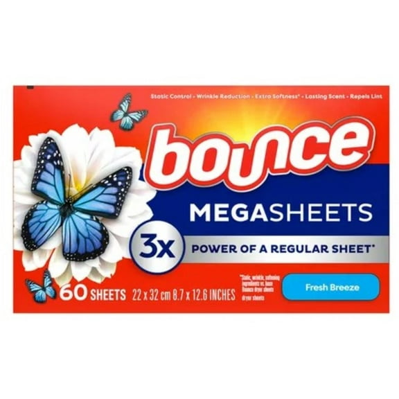 Bounce Mega Sheets Fresh Breeze (Pack of 12)