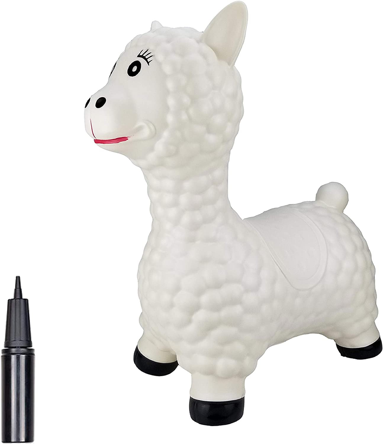 BounceZiez Inflatable Llama Animal Hopper Gift Toy for Children