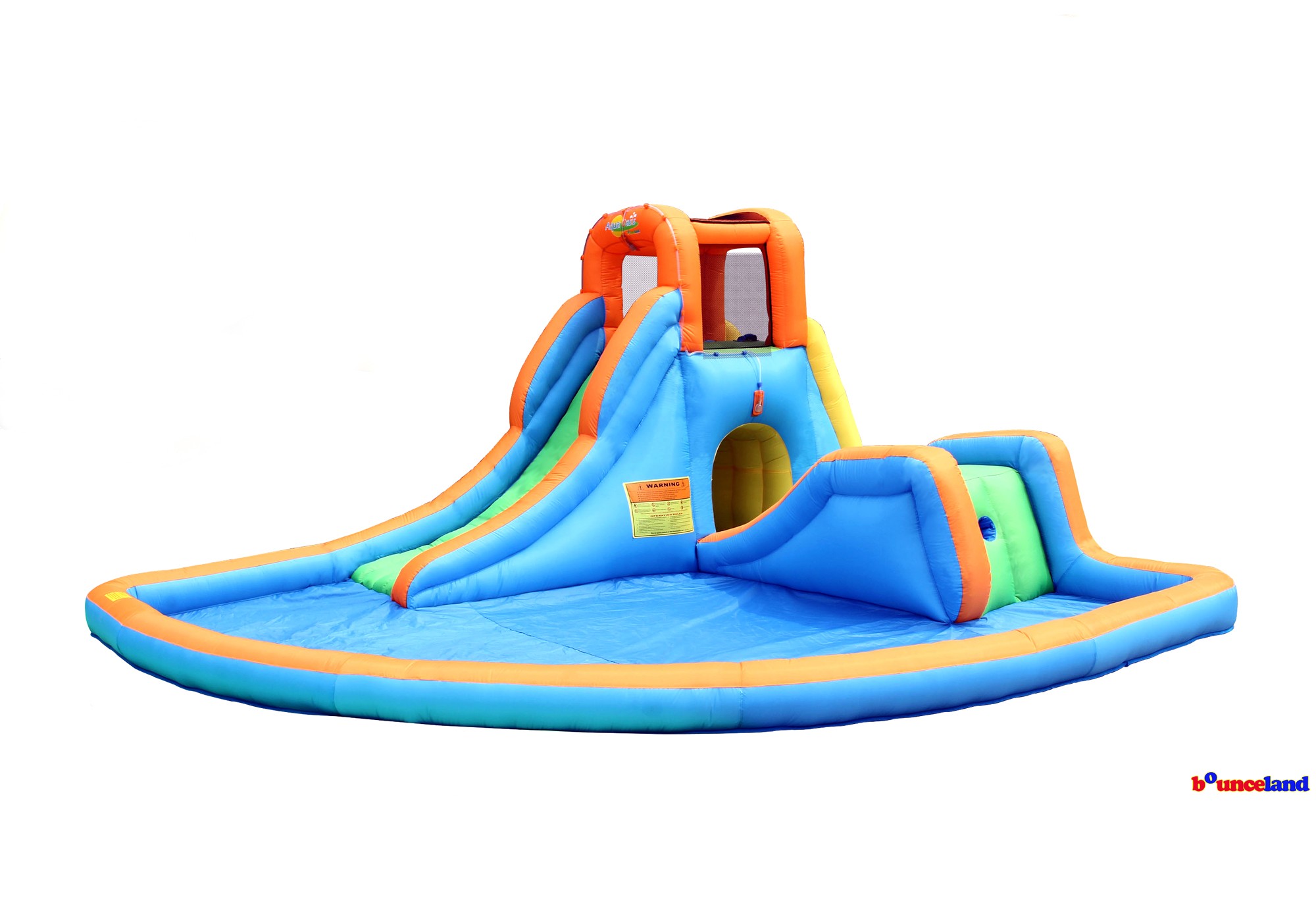 Bounceland Cascade Water Slides with large pool - image 1 of 3