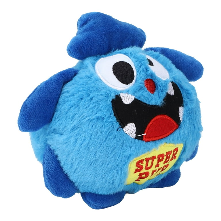 Bouncing Ball Pet Toy Vibrating Sounding Electric Interactive For Dog Bite And Run For Motorized Entertainment For Blue Superman