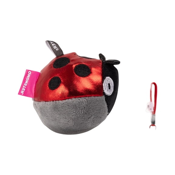 Bouncing Beetle Squeaky Dog Toy, Interactive Elastic Spike Ball for Fetch and Play, Durable Bite Resistant Teething Toy for Active Pet Dogs