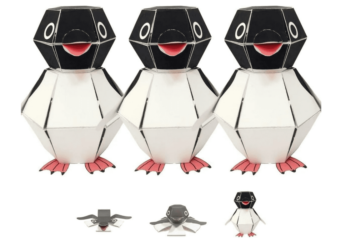 Bouncing Buddy Penguin Craft Kit, Penguin Paper Craft Kit for DIY Arts ...