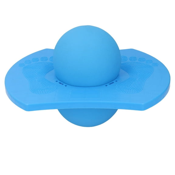 Bouncing Sphere Balance Trick Board - NestledNature Non-Skid Safe Fun High Jump Bounce Board With Handle For Kids