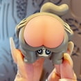 thumbnail image 1 of Bouncy Butt Car Ornament, Cute Cartoon Butt Doll Ornament, Mini Soft Butt Cute Cat Pig Auto Interior Ornament, Decompression Can Pinch Bouncy Car Decoration Home Decoration, 1 of 5
