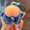 thumbnail image 1 of Bouncy Butt Car Ornament, Cute Cartoon Butt Doll Ornament, Mini Soft Butt Cute Cat Pig Auto Interior Ornament, Decompression Can Pinch Bouncy Car Decoration Home Decoration, 1 of 5