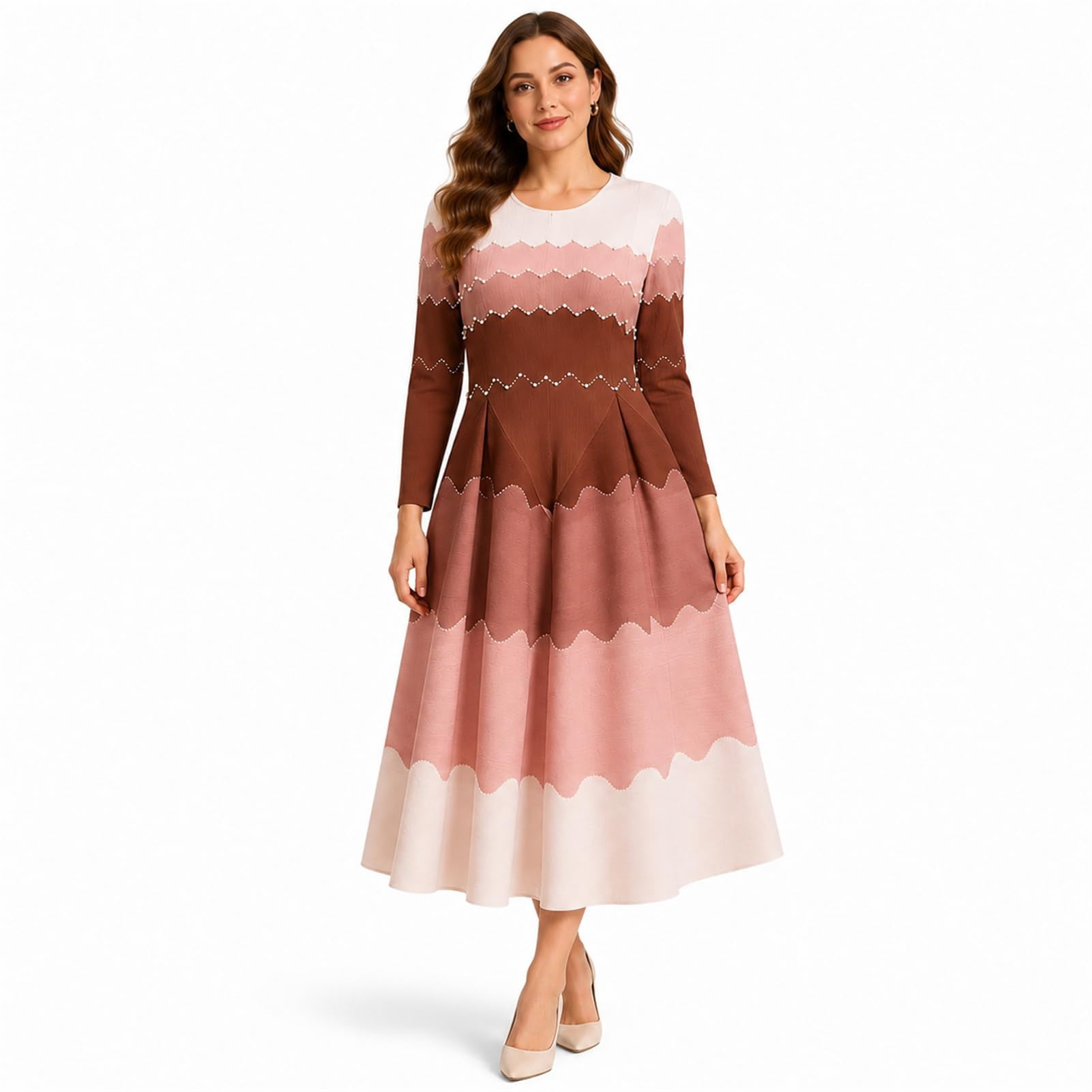 Bouncy Dresses for Women, Bounce Dresses for Women Church, Modest Dress for Women Fashion, Relaxed Fit Dress for Party and Casual Wear