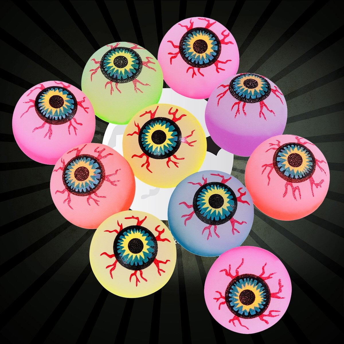 Bouncy Eyeballs Eyeball Eye Balls Eyeball Ball Scary Bulk Balls Horror