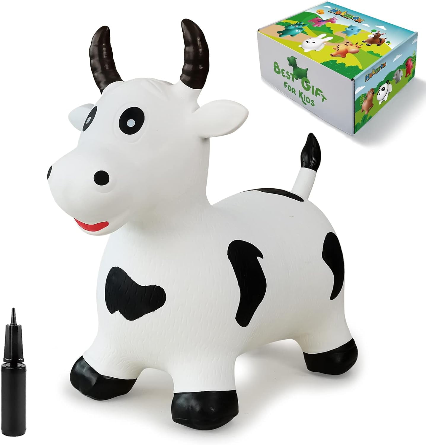 Bouncy Horse Inflatable Bouncing Animal Hopper for Toddlers & Kids