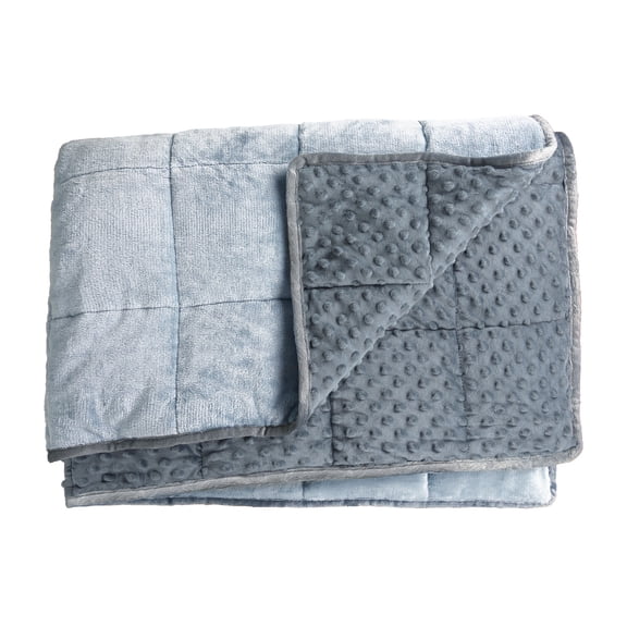 Bouncyband Soft Fleece Weighted 10lb Medium Sensory Blanket for Kids, 65" x 45"