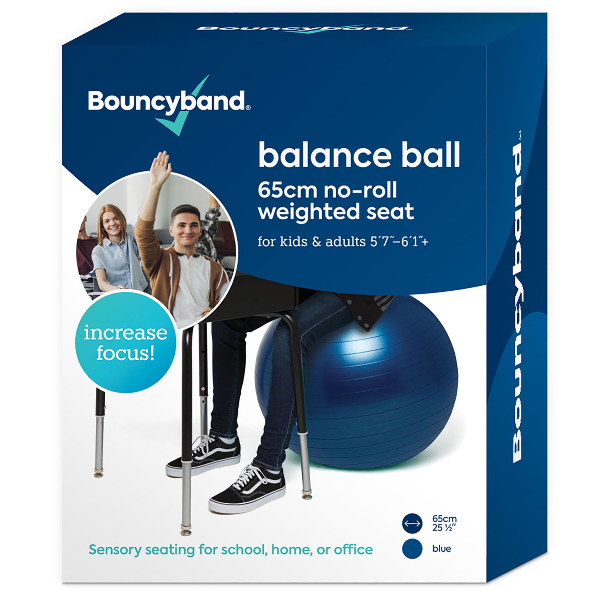 Bouncybands® Balance Ball 65cm Blue