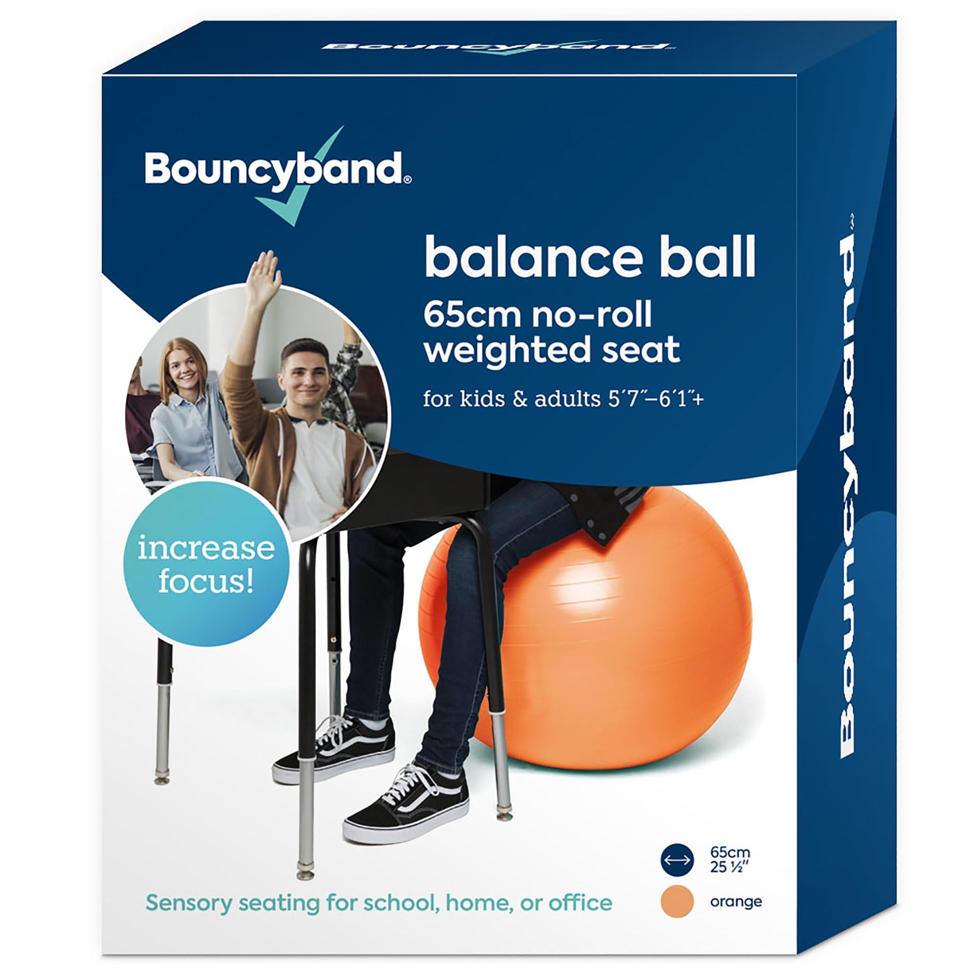 Bouncybands® Balance Ball 65cm Orange