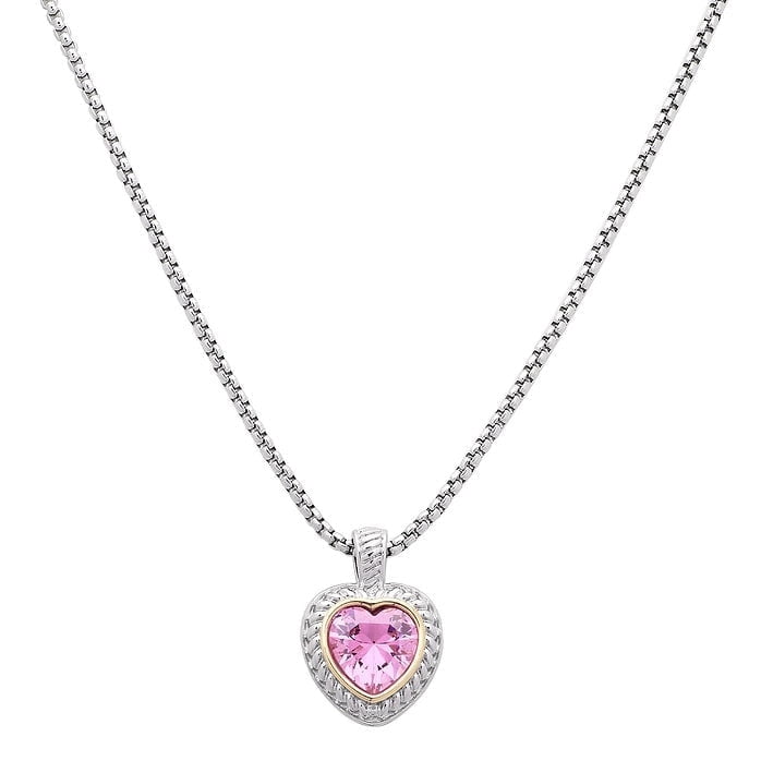 Freebird Jewelry Box Bound By Heart Necklace - Pink