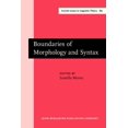 thumbnail image 1 of Boundaries of Morphology and Syntax (Current Issues in Linguistic Theory), 1 of 1