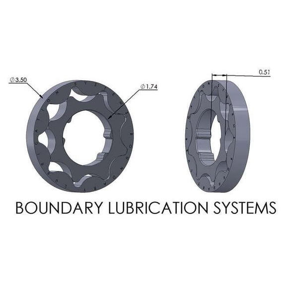 Boundary Billet Oil Pump Gear for 2005-2014 Ford Modular Motor-Shelby GT500 3V 4.6L-5.4L V8