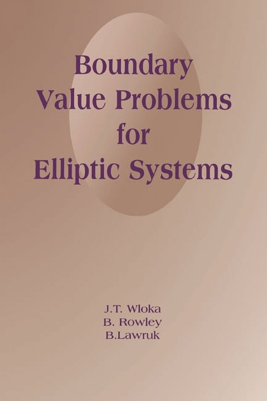 Boundary Value Problems for Elliptic Systems, (Hardcover) - Walmart.com