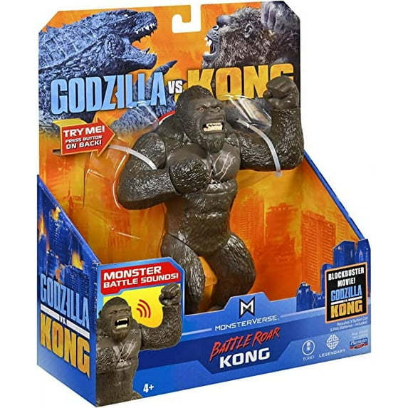 Bounded Godzilla vs Kong Deluxe Battle Roar Kong with Sound
