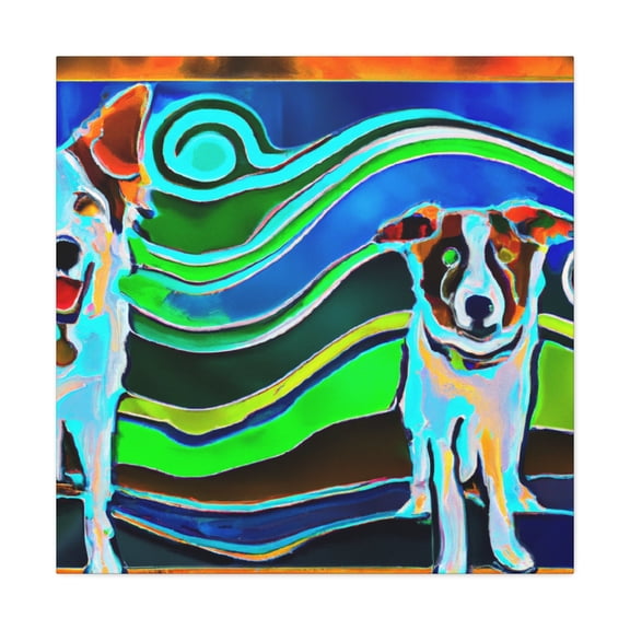 "Boundless Border Collie" - Canvas