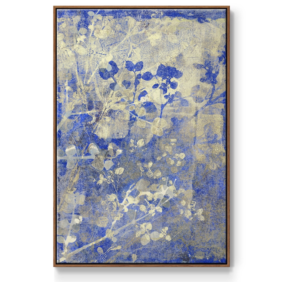 Boundless I Framed Premium Gallery Wrapped Canvas - Ready to Hang - 25 x 37 - Walnut Floating Frame
