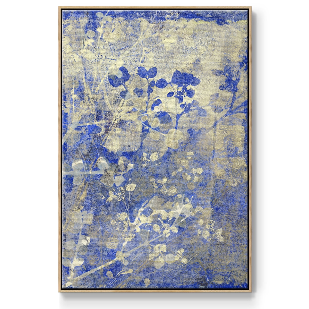 Boundless I Framed Premium Gallery Wrapped Canvas - Ready to Hang - 27 x 41 - Natural Wood Floating Frame